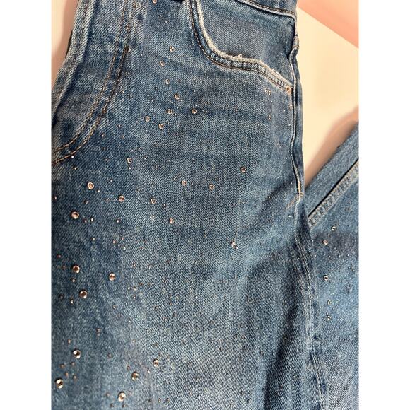 Zara Womens Sparkly Jeans *Size 4* - Picture 2 of 4